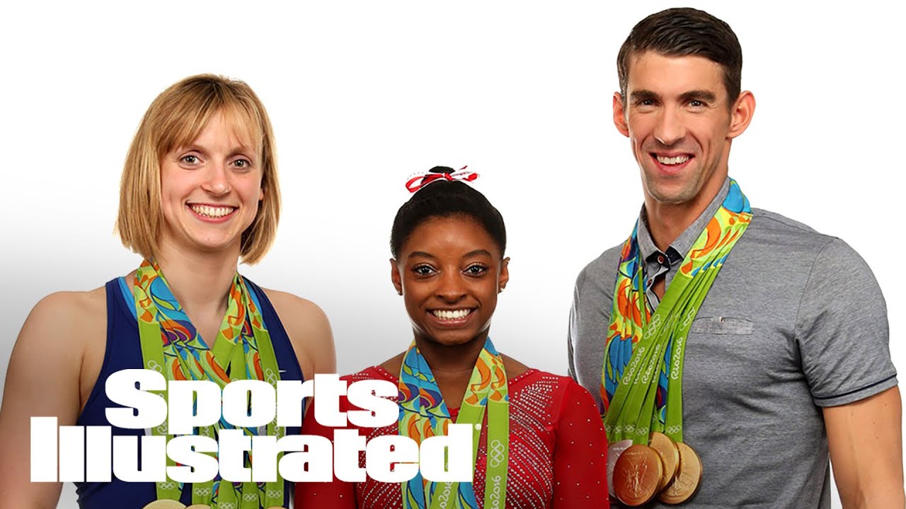 Simone Biles, Katie Ledecky, and Michael Phelps BTS Cover Shoot | Sports Illustrated