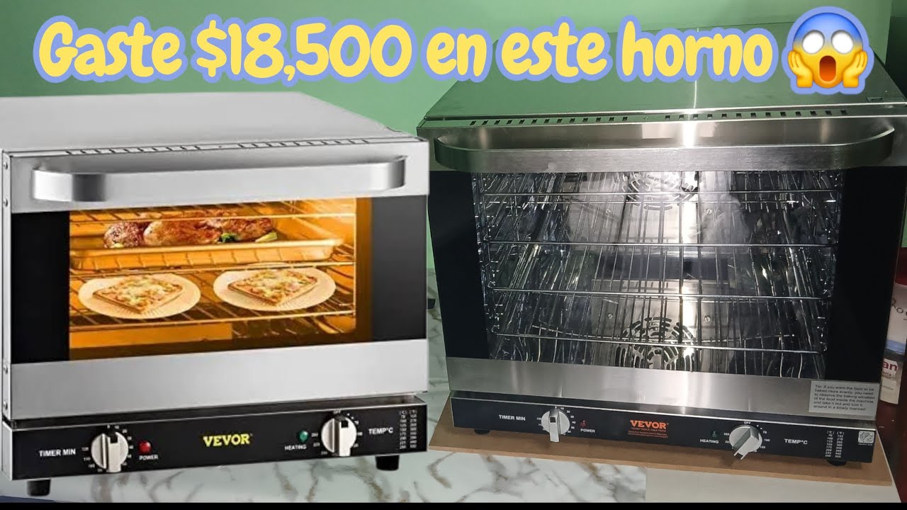 Gaste $18,500 en un horno eléctrico hoy te muestro mi nuevo horno Vevor 66l