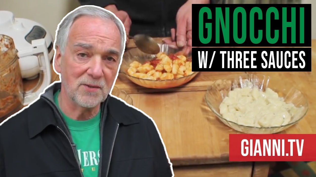 Potato Gnocchi With 3 Sauces, Italian Recipe - Gianni's North Beach