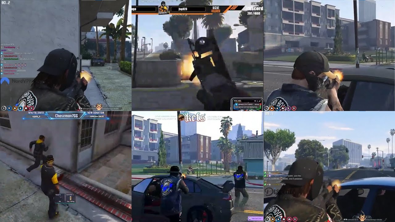 Bbmc vs Vagos War (All Povs) Nopixel
