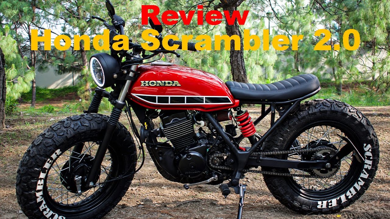 Review a fondo de la Honda Scrambler 2.0 ( Honda Cargo 150cc) // Cafe Racer Build // Moto Custom