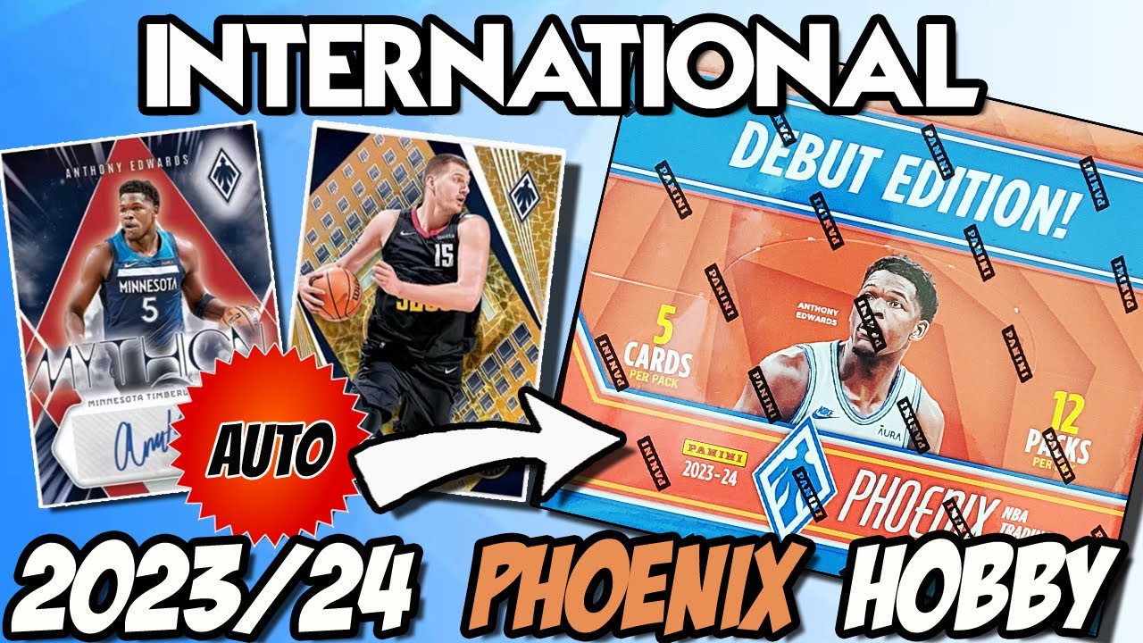 💥 BEST BOX OF THE YEAR!!! BRAND NEW 2023-24 Phoenix International Hobby Box. HUGE Auto!