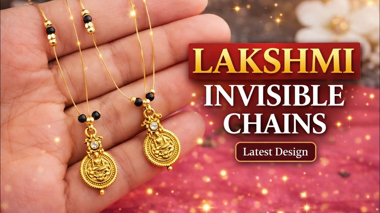 New Lakshmi Invisible Chains | Latest Jewellery Trend | SVK Collections