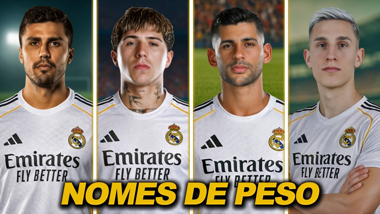 Mercado do Real Madrid: alvos, interesses e possíveis reforços para a próxima temporada