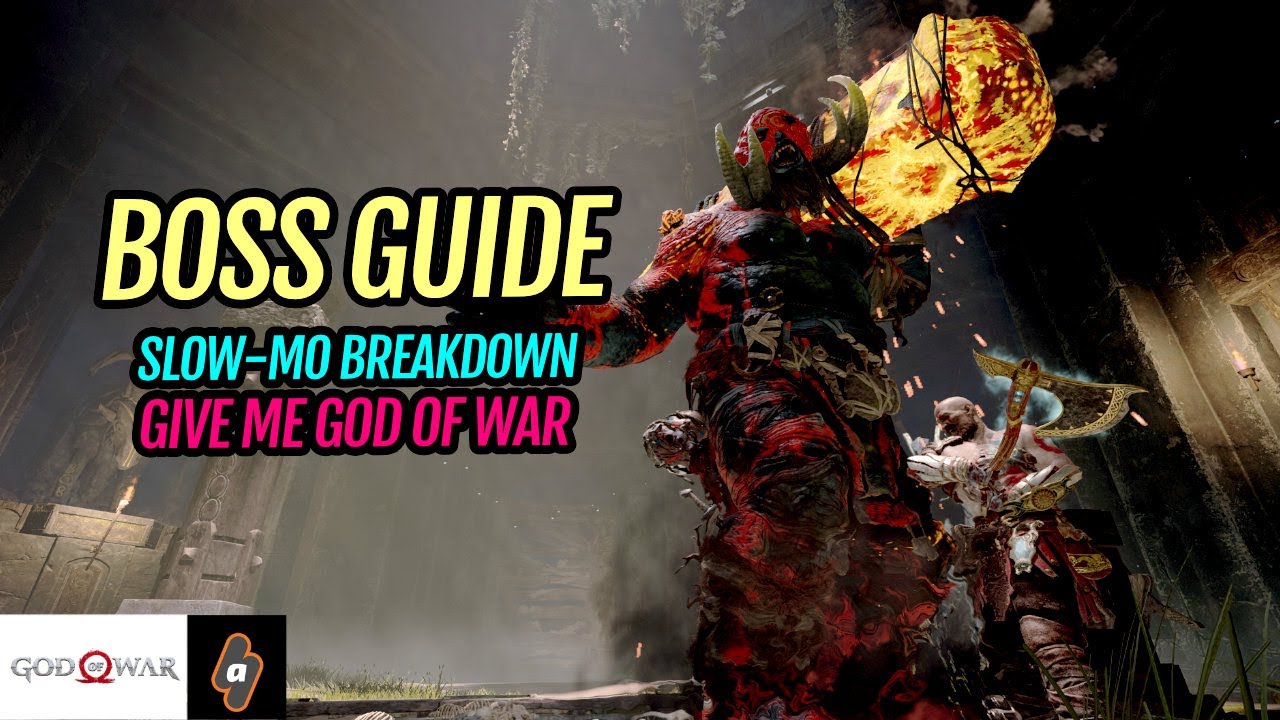 Slow-Mo Breakdown: EASY Way to defeat Daudi Hamarr Boss Fight | Give Me God of War Difficulty