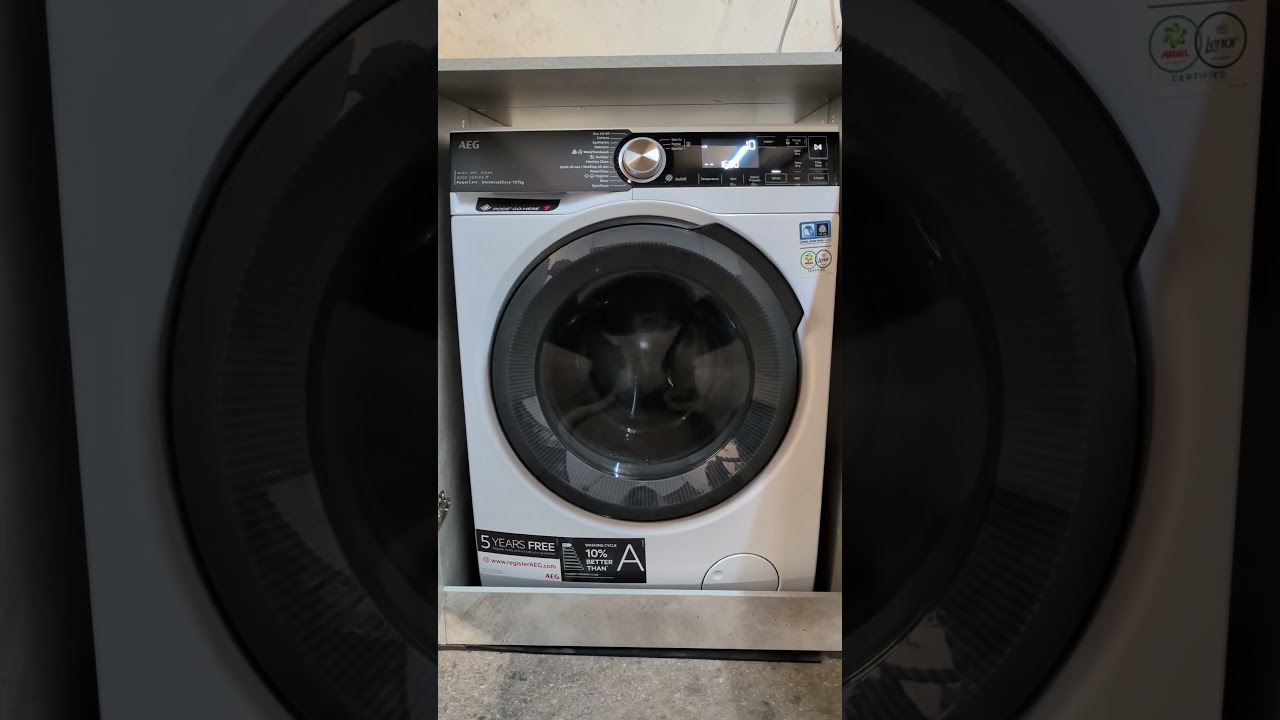 New Washing Machine Reveal! - AEG 8000 Series 11/7 KG Washer Dryer - LWR8516L6UD