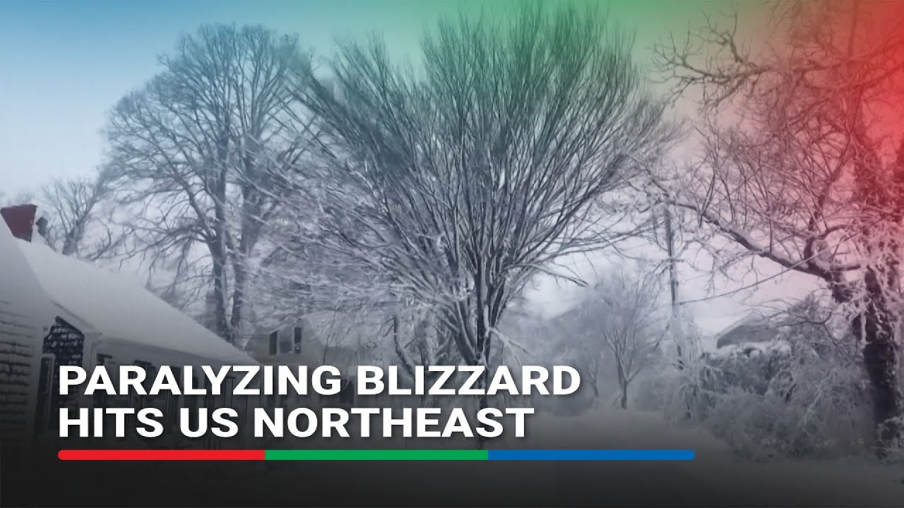 Paralyzing blizzard hits US Northeast, bringing in whiteout conditions | ABS-CBN News