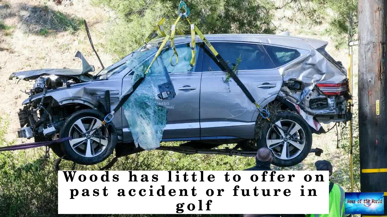 BREAKING NEWS! Woods has little to offer on past accident or future in golf