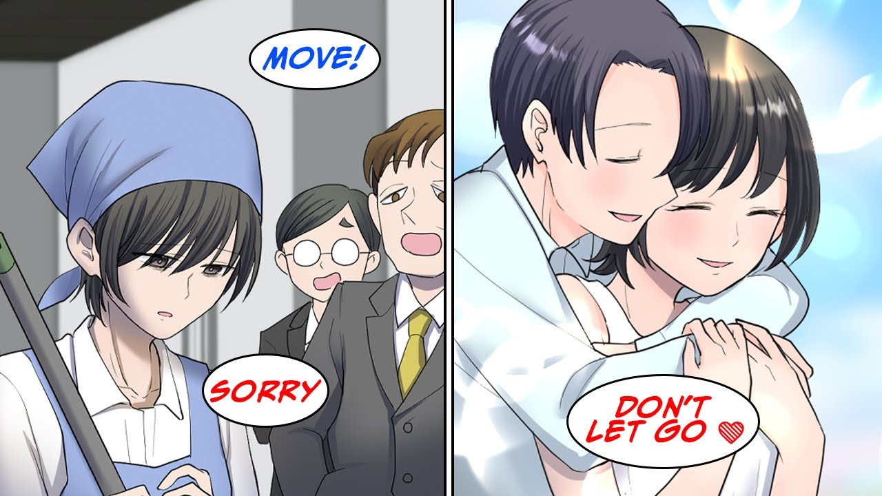 [Manga Dub] A skinny janitor at our business partner's company was actually [RomCom]