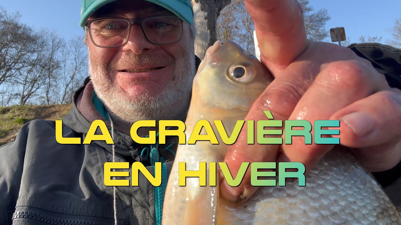 Pêche de BREMES au FEEDER en HIVER dans une GRAVIERE #feeder #pêche  #breme
