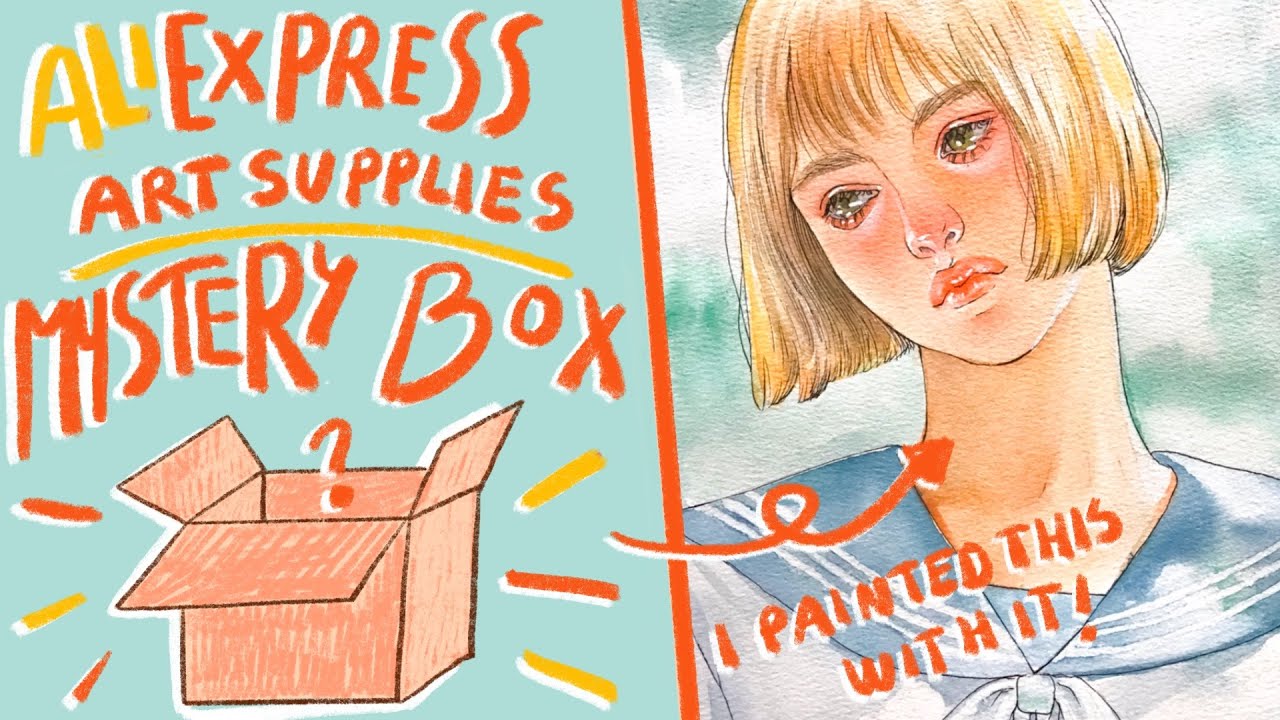 ALIEXPRESS sent me an ART SUPPLIES MYSTERY BOX