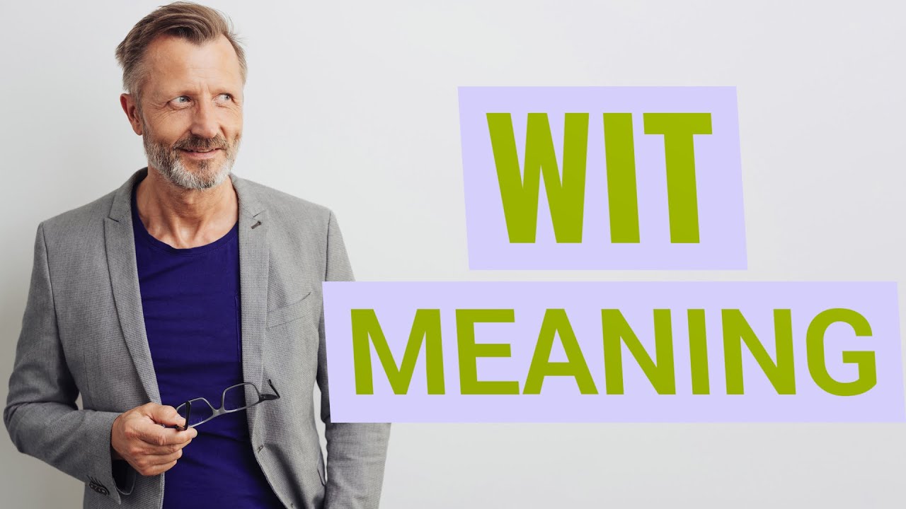Wit | Meaning of wit