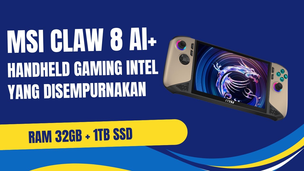Review MSI Claw 8 AI+ – Handheld Gaming Intel yang Disempurnakan