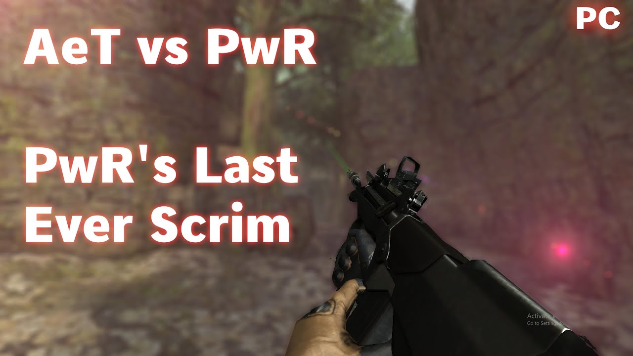 PwR's Last Ever Scrim... AeT vs PwR (AeT POV) Bullet Force PC