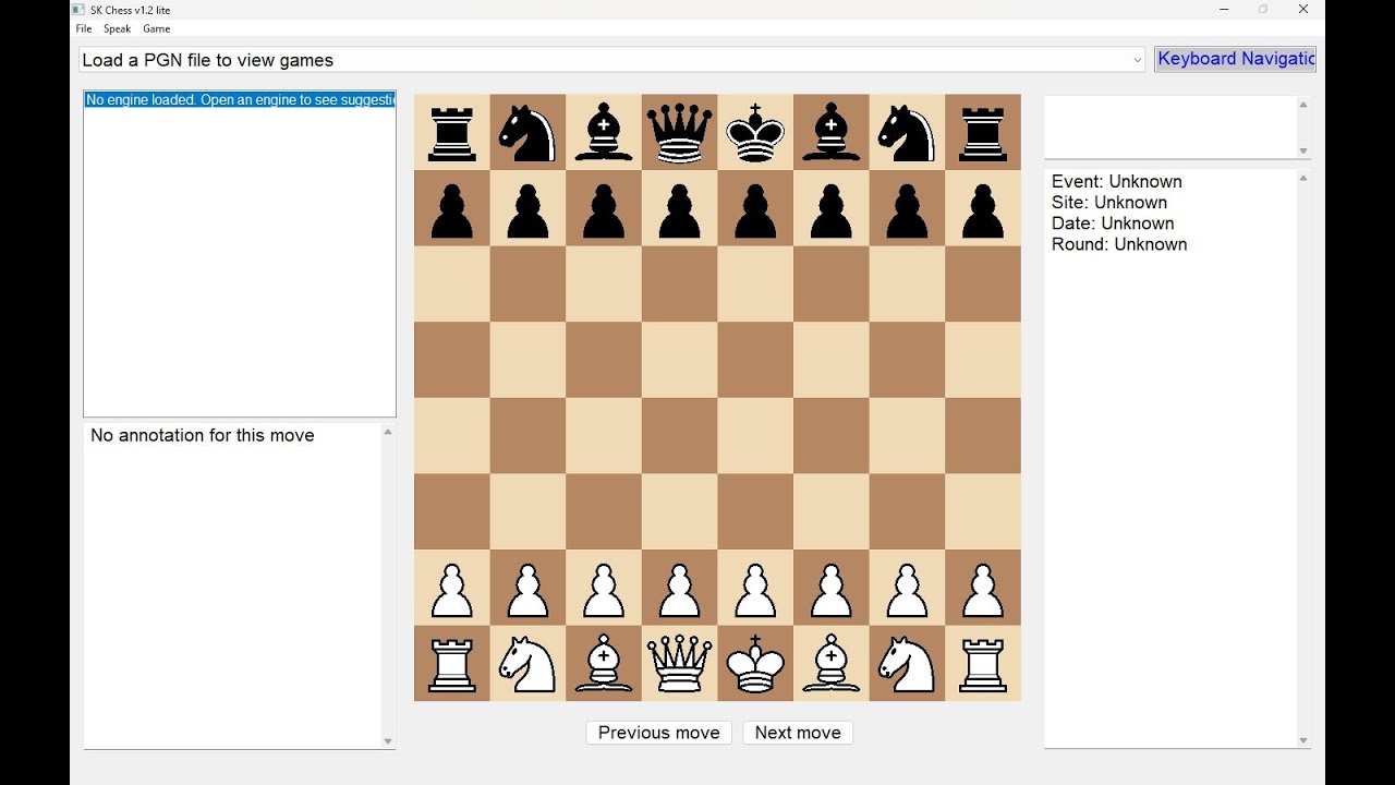 01  Instalando, traduzindo e navegando no SK Chess