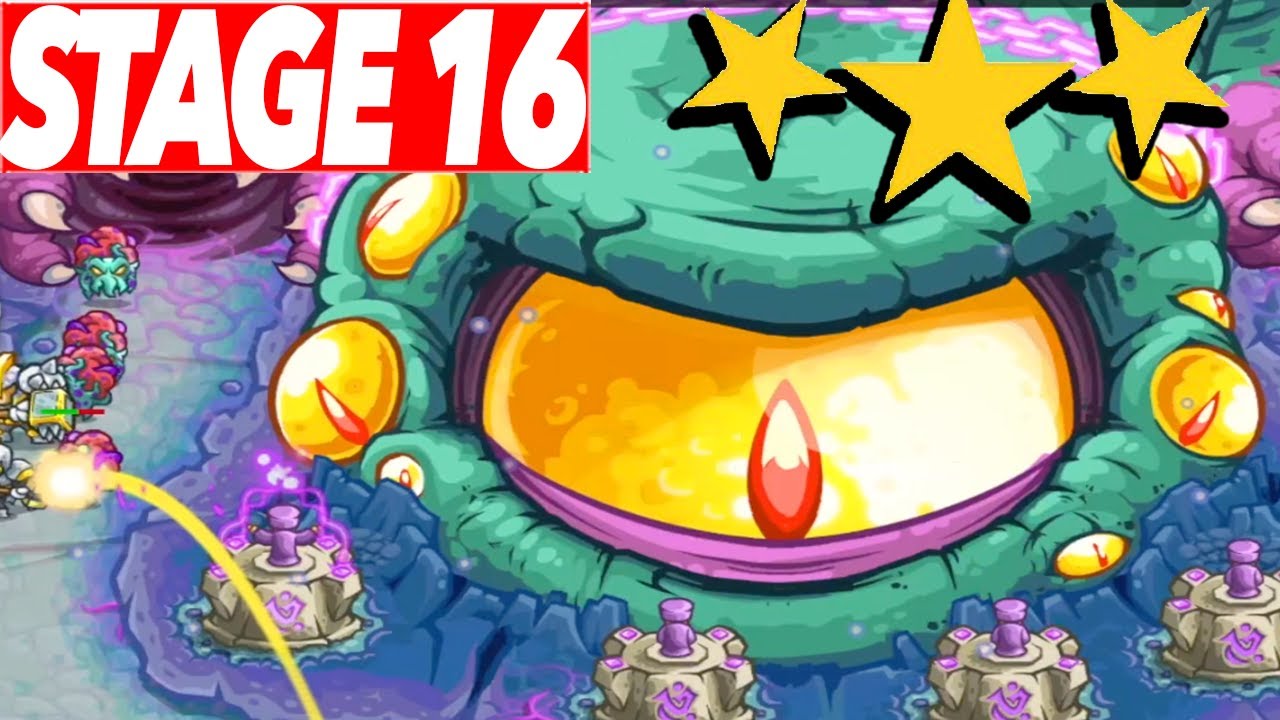 KINGDOM RUSH 5 Stage 16 Veteran Difficulty 3 Stars Walkthrough