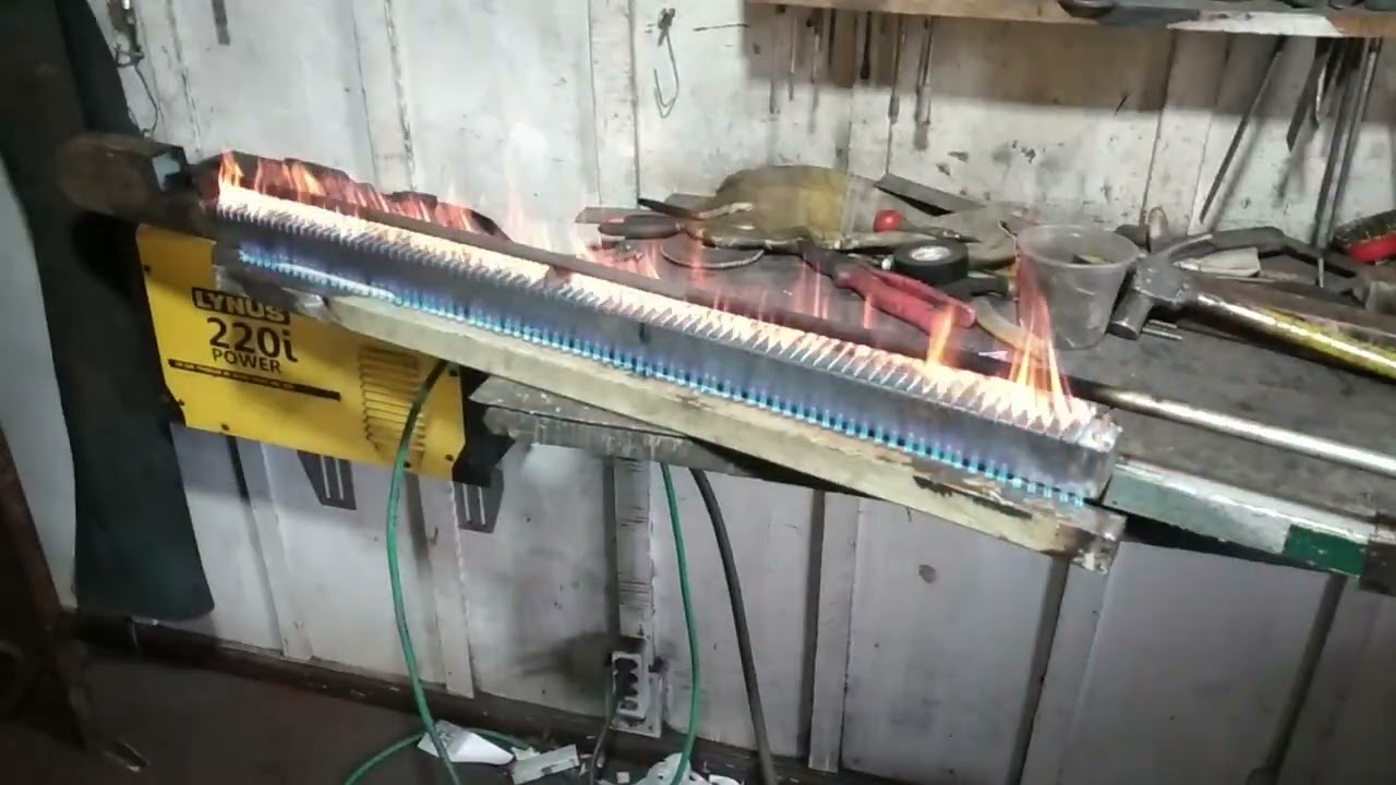 Construção Forno Flex (4° parte) Queimadores