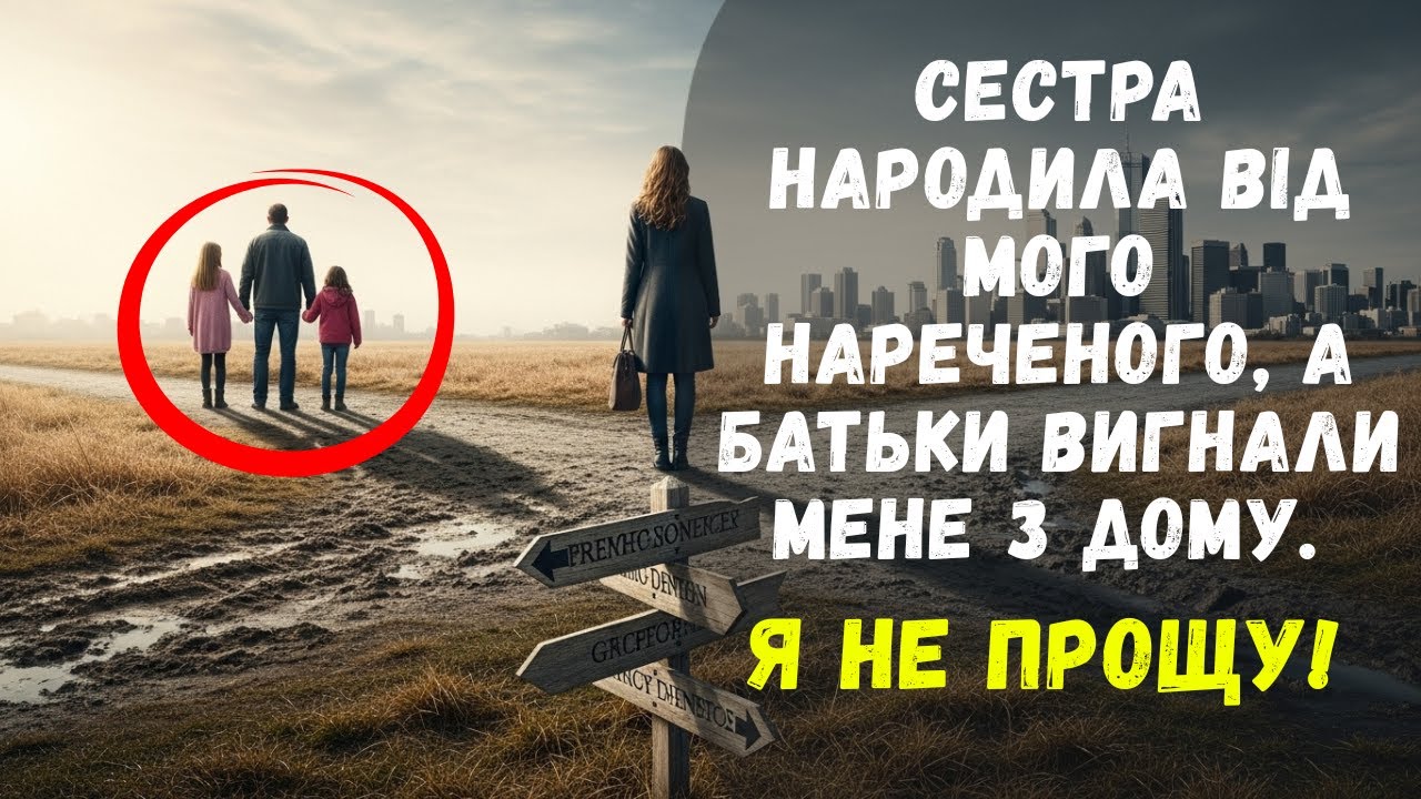 Сестра народила від мого нареченого, а батьки вигнали мене з дому. Я не прощу! Життеві історії.