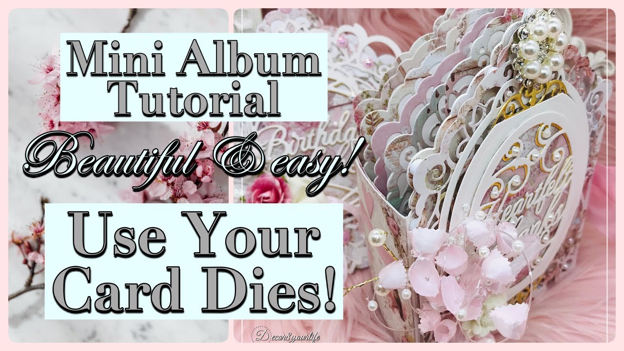 Shaped Mini Album Tutorial feat the Beautiful Vignettes Collection by Becca Feeken | Spellbinders