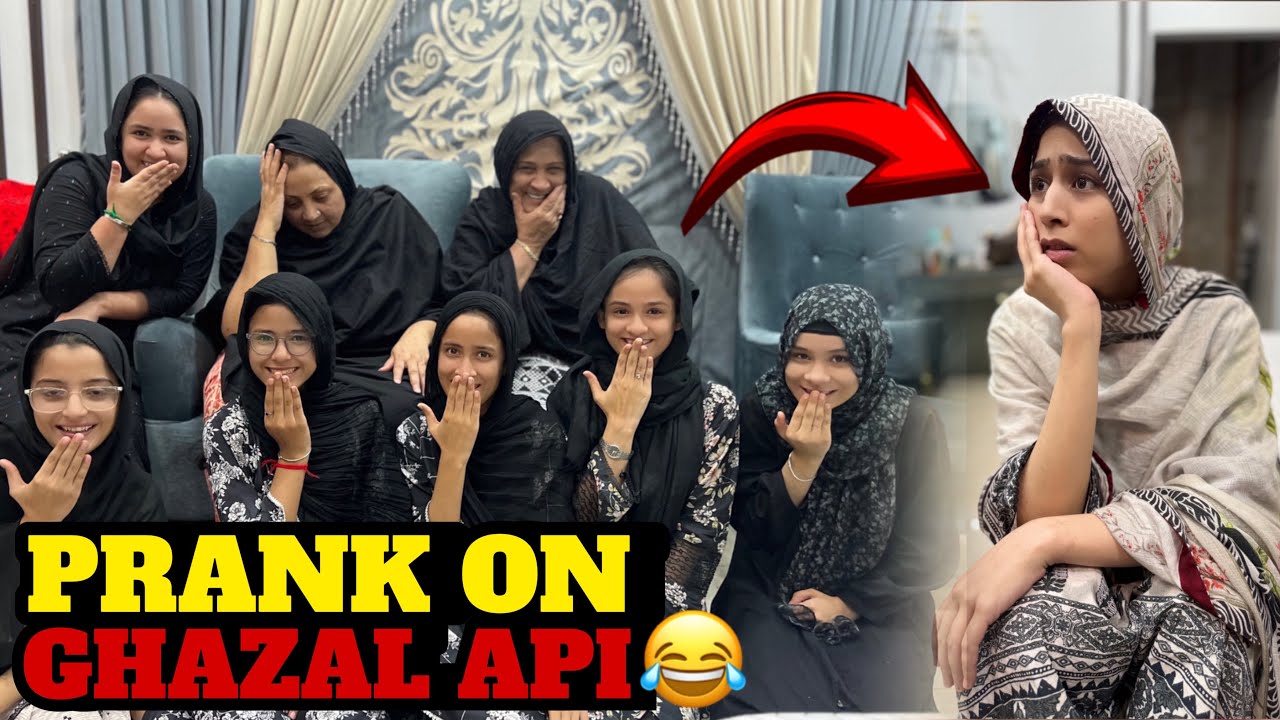Farah Amma k sath Mil kr Ghazal api pr prank kr diya😂|| Ghazal api pareshan hogain🫢