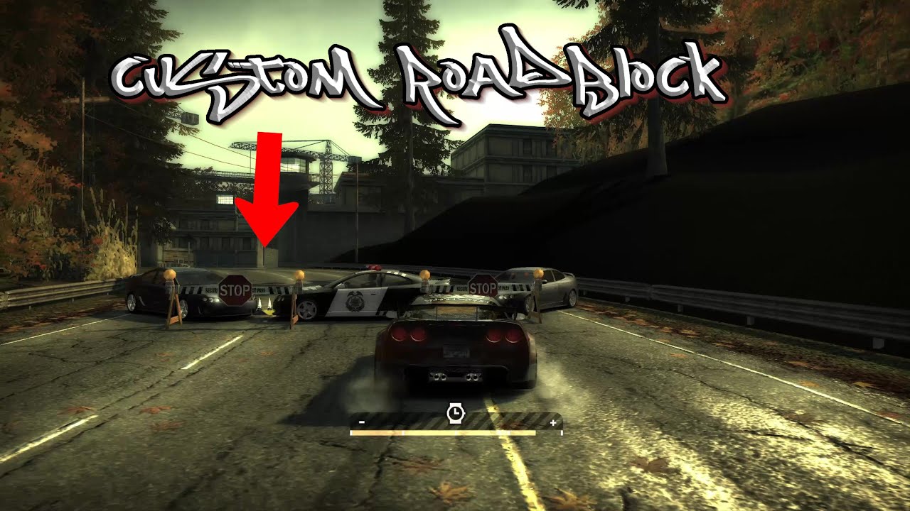 CUSTOM ROADBLOCKS are now POSSIBLE in NFS MOST WANTED