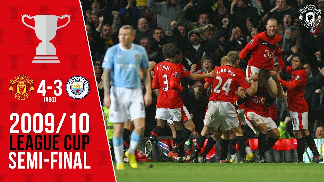Rooney Sinks City in 2010 | League Cup Classics | Manchester United v Man City (09/10)