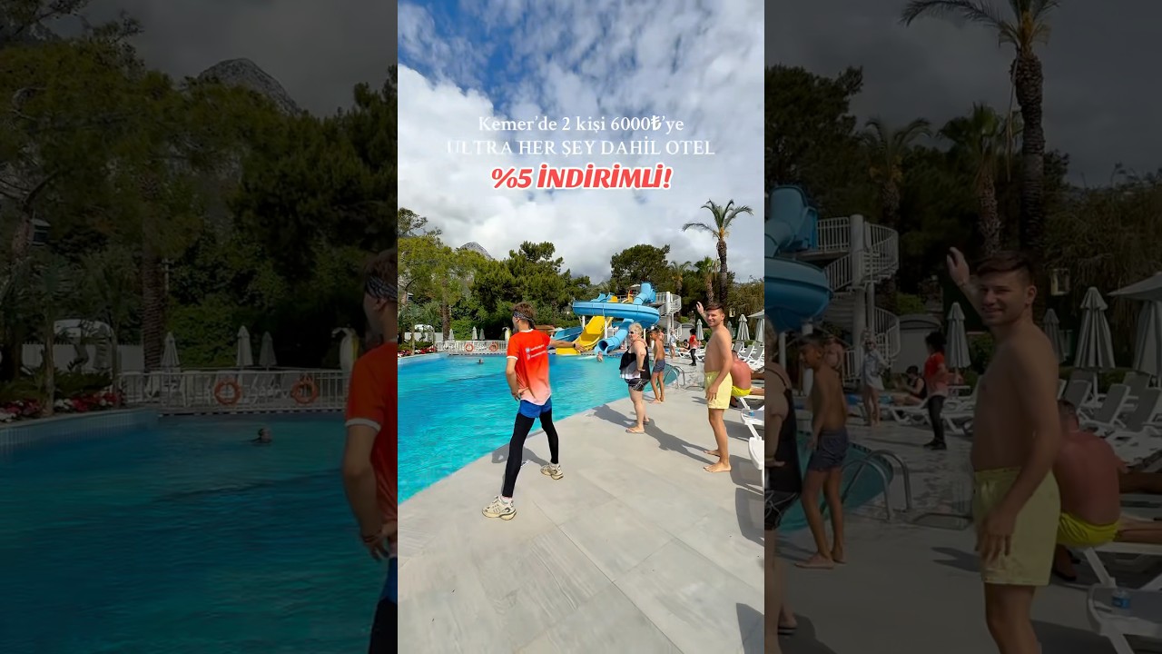 Antalya&rsquo;da 2 kişi Ultra Her Şey Dahil Otel mi🤩 #herşeydahil #otel #kemer #antalya #tatilvlog