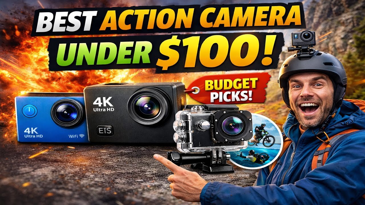 Best Action Camera Under $100 (Top Budget Picks!)