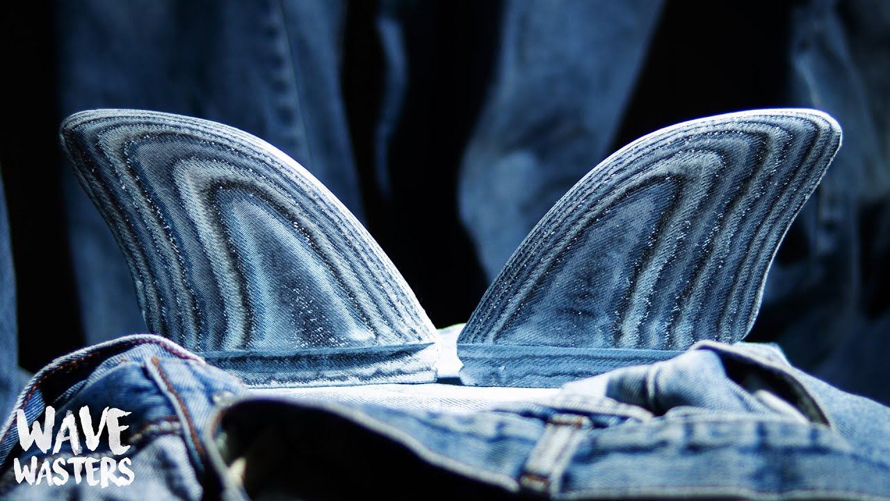 I Turned My Old Jeans Into Denim Surfboard Fins