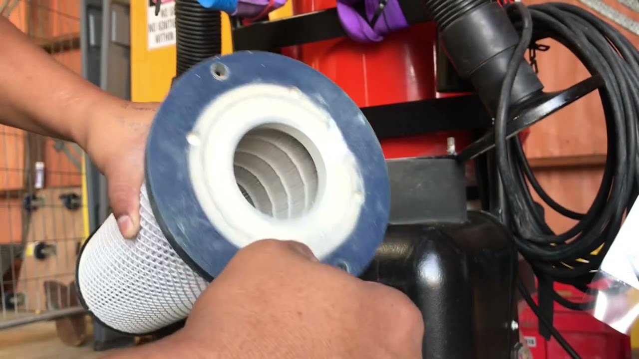 HUSQVARNA VACUUM: Replacing H.E.P.A filter, Watch out and be aware in silica dust😮😲😯