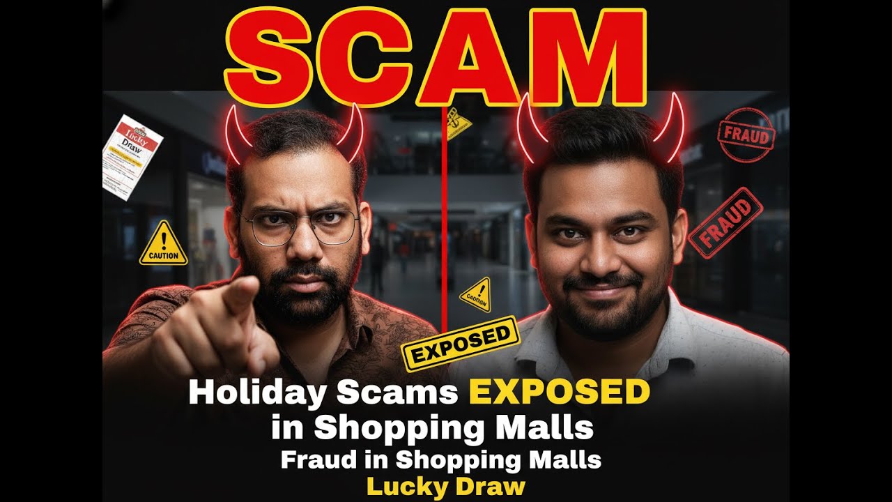 Holiday Scams EXPOSED in Shopping Malls |  Fraud in Shopping Malls | Lucky Draw