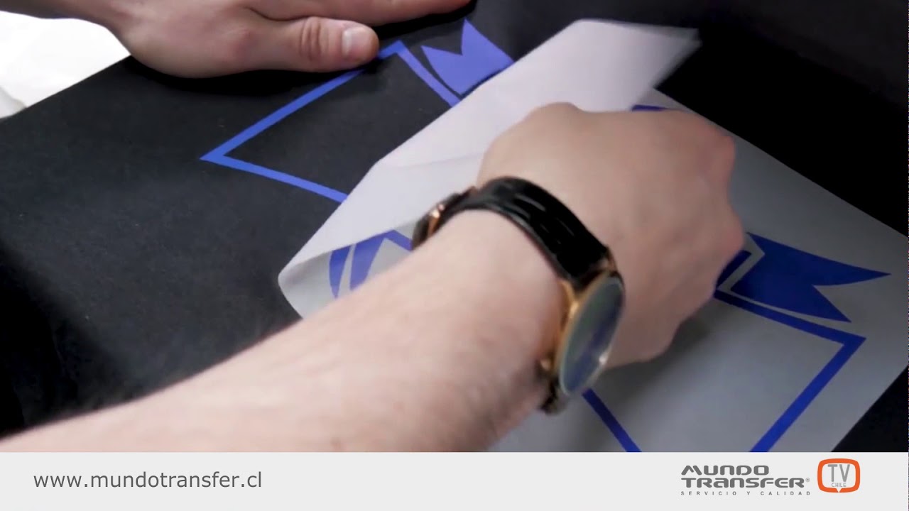 Mundo Transfer TV Chile - Como Aplicar el Vinilo Textil Termotransferible  Flexi Film