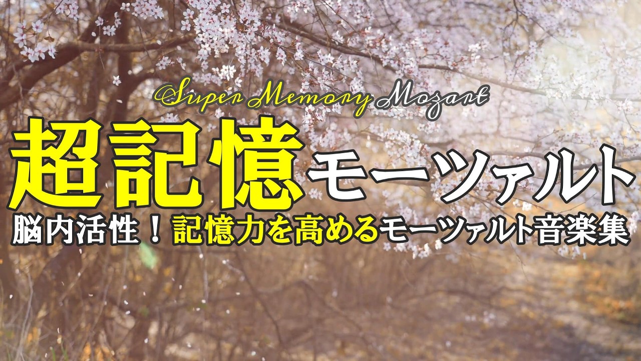 超記憶モーツァルト～脳内活性！記憶力を高めるモーツァルト音楽集／Super Memory Mozart～Mozart music collection to improve memory