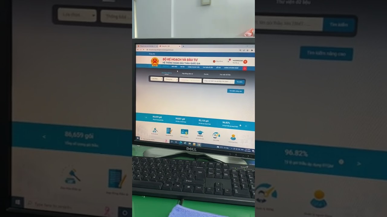 Hướng dẫn xem giá gói thầu trên hệ thống mua sắm công mới