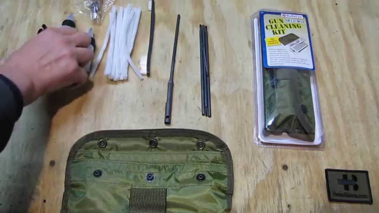 bullseye brand  ar15 - m16  gun cleaning kit