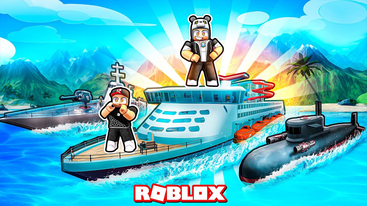 Tüm Gemiler ile Köpek Balığından Kaçıyorum ! -Roblox