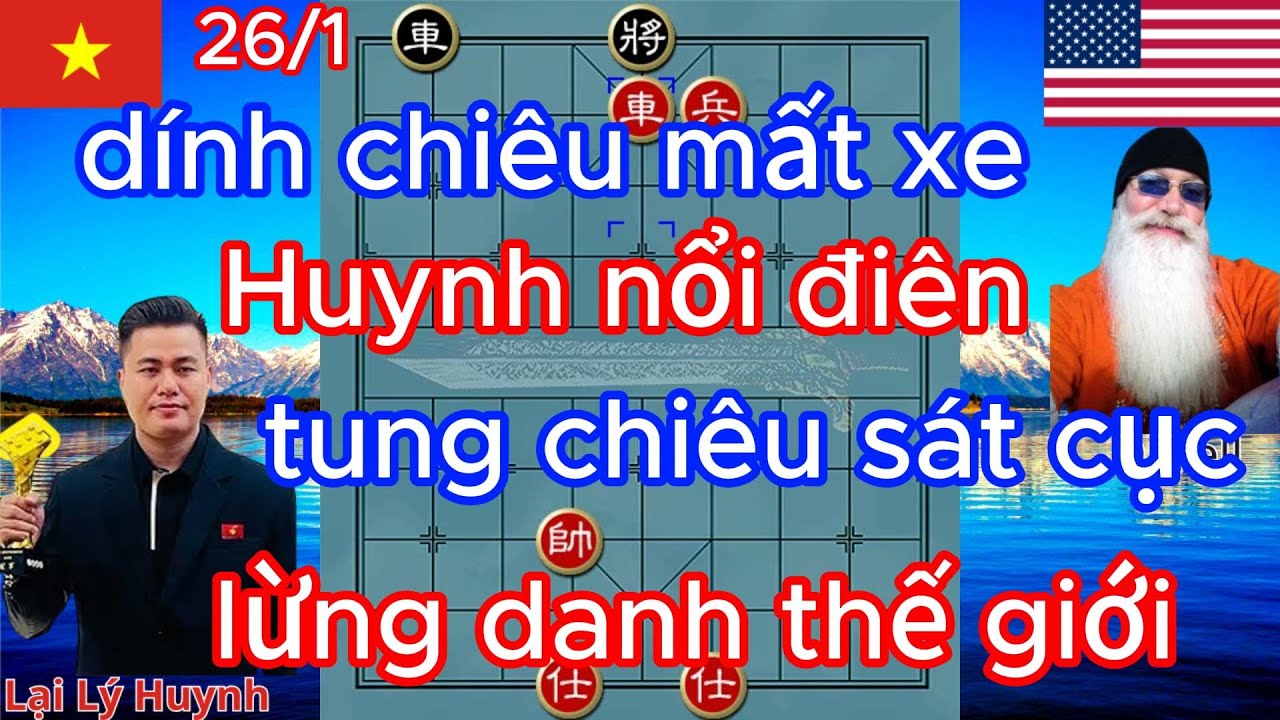 dính chiêu mất xe ,Huynh nổi điên ,tung chiêu sát cục lừng danh thế giới
