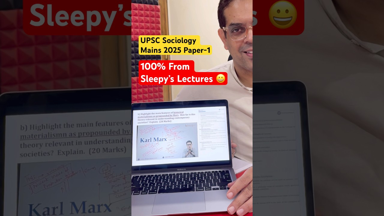 Complete UPSC Sociology Mains 2025 Paper 1 is from Sleepy&rsquo;s Paid Lectures