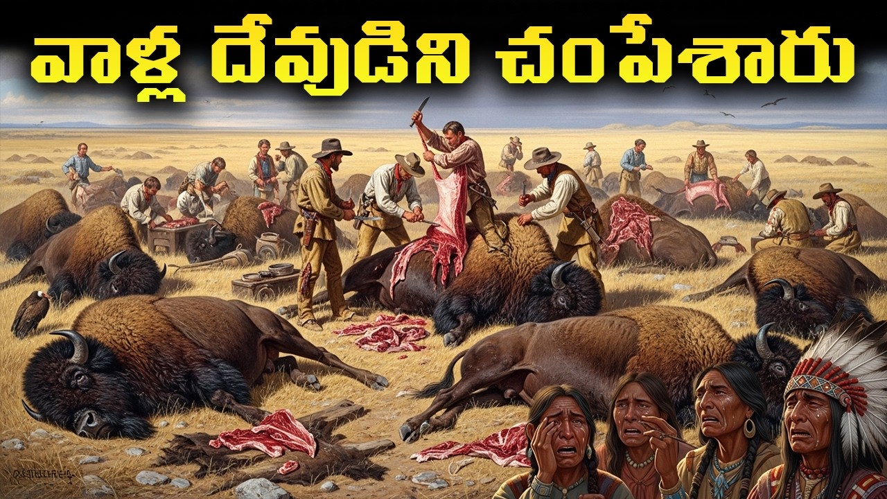 ఒక జాతిని ఓడించలేక... వాళ్ల దేవుడిని చంపేశారు! | The Great Bison Massacre