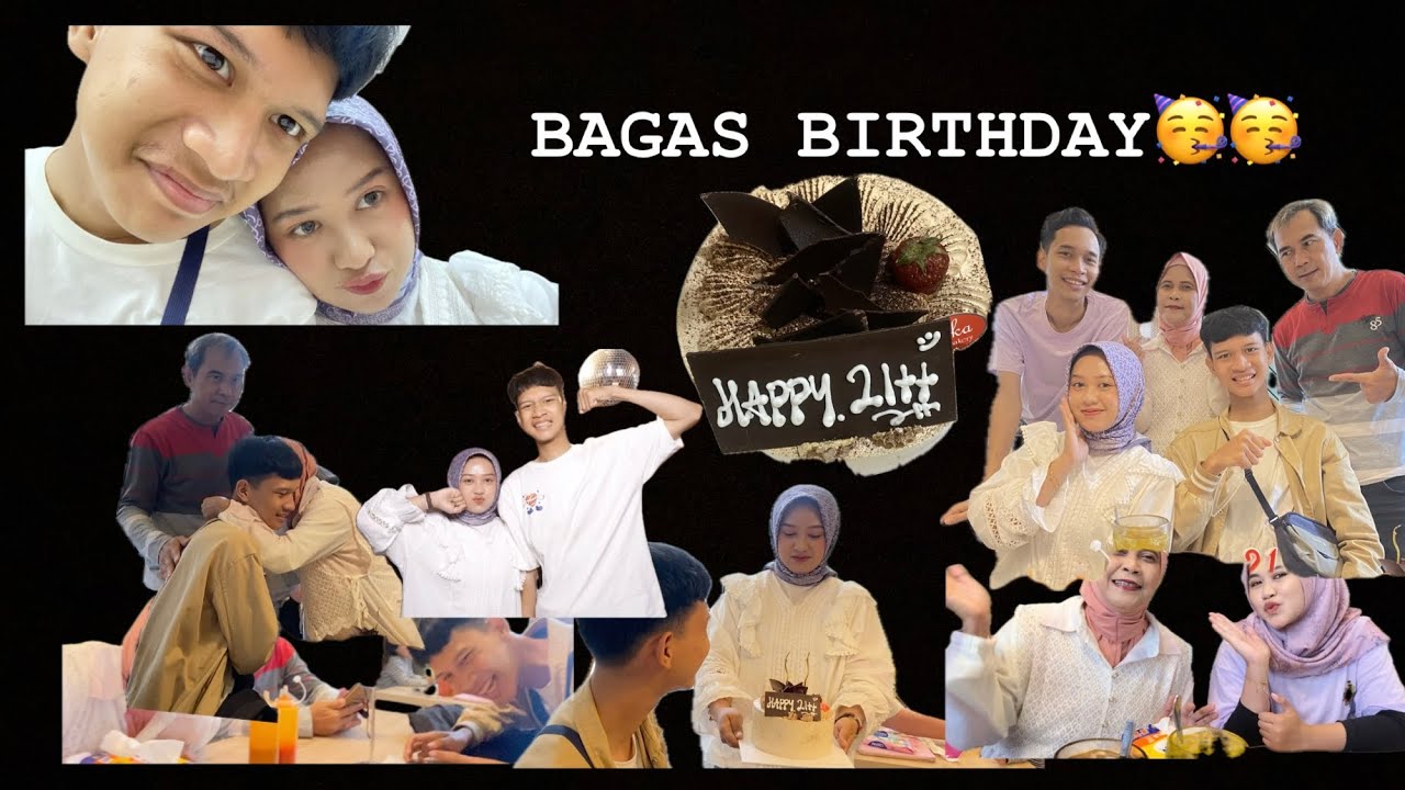 BAGAS BIRTHDAY- makan di aeon nemu rambut di sosis:(