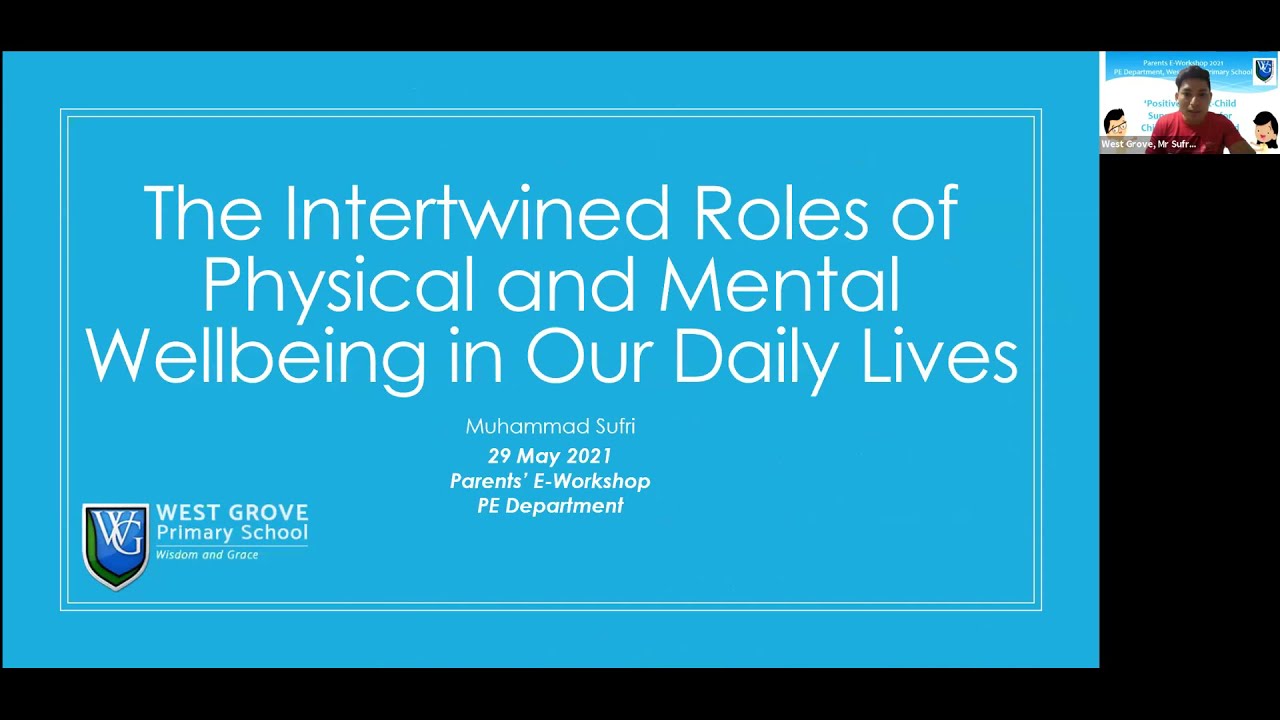WGPS PE Department Parents' Workshop 2021: The Intertwined Roles of Physical and Mental Wellbeing