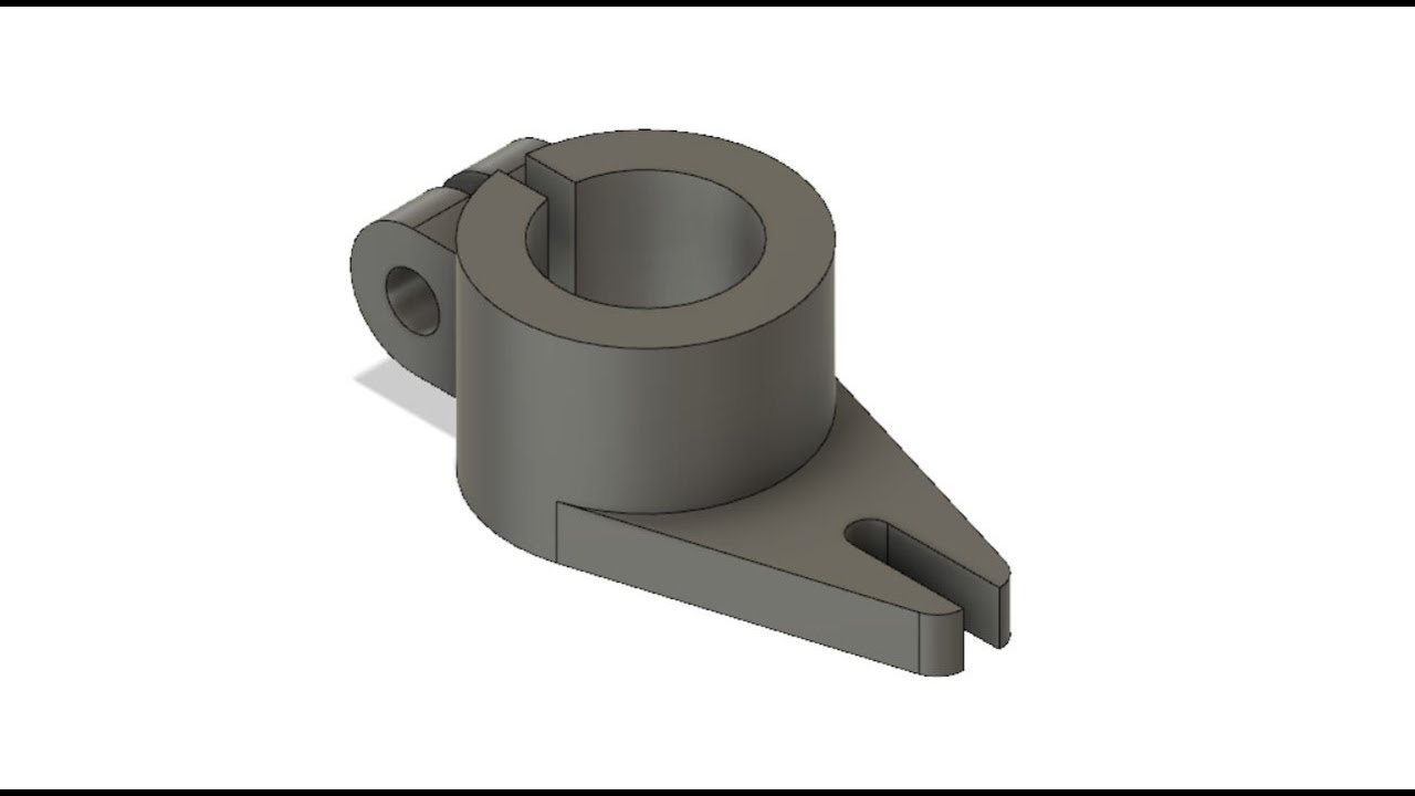 Fusion 360 Practice drawing, part modeling