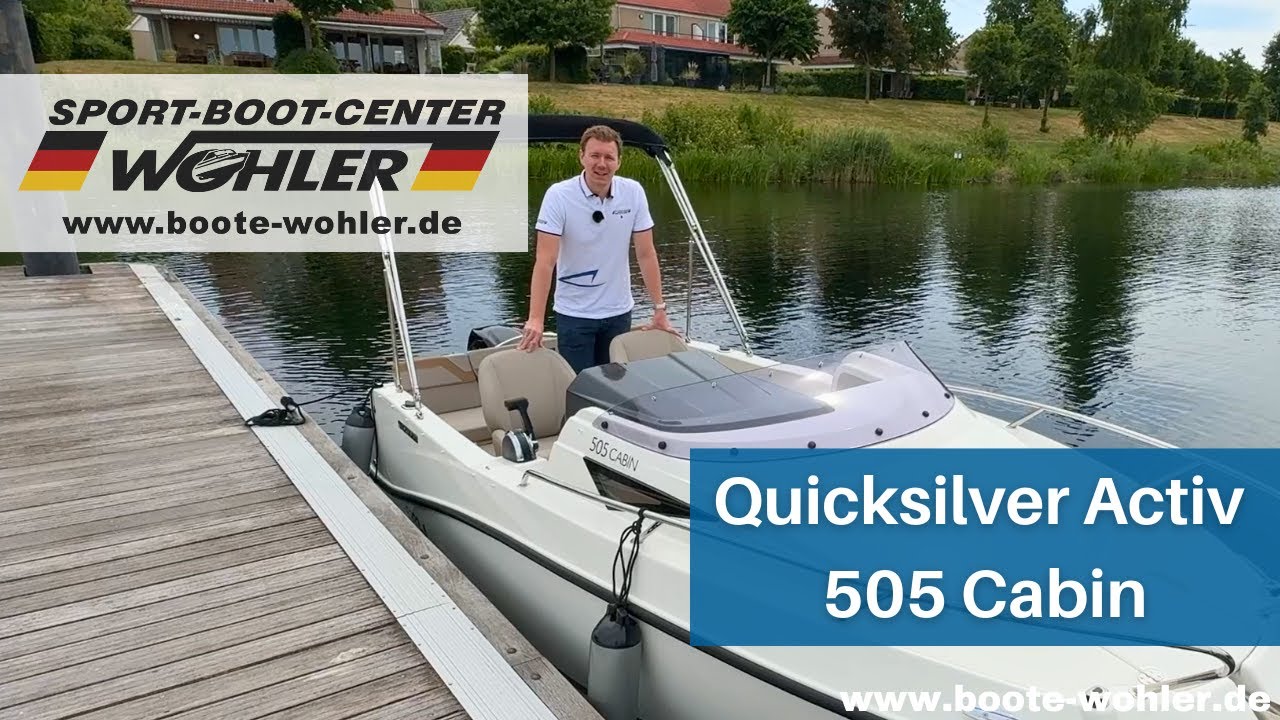 Quicksilver Activ 505 Cabin - Mercury F60 ELPT - Sport-Boot-Center Wohler