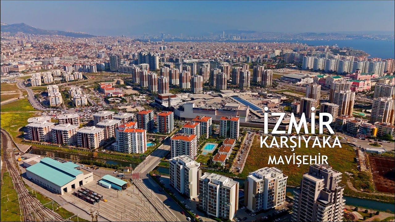 İzmir | Karşıyaka | Mavişehir | Drone ile Manzaralar | DJI MINI 4 PRO ile Kaydedilmiştir