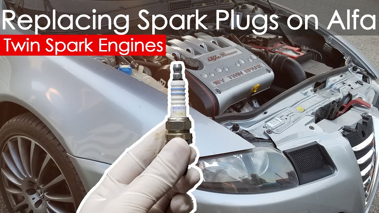 Замена свечей зажигания Alfa Twin Spark 1.6, 1.8, 2.0, 147 156 166 GT
