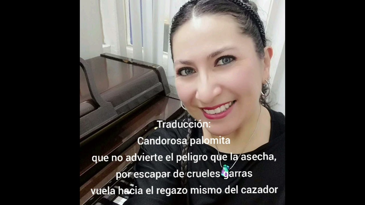 Semplicetta tortorella voces graves con letra