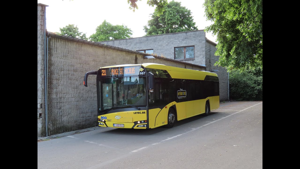 Ligne 21 : Robermont - Grivegnée - Liège Médiacité - Carmes - Laveu - St-Gilles - Burenville