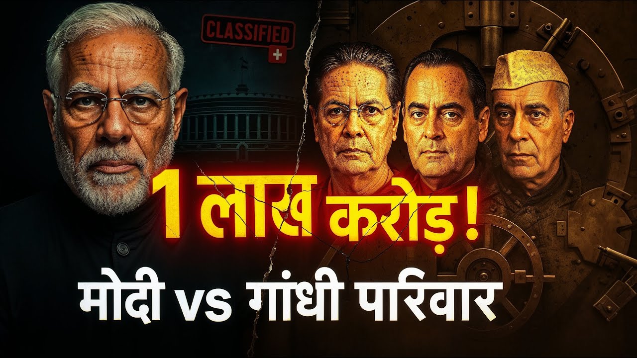 Gandhi Family Black Money: The ₹1 Lakh Crore Swiss Bank EXPOSE!