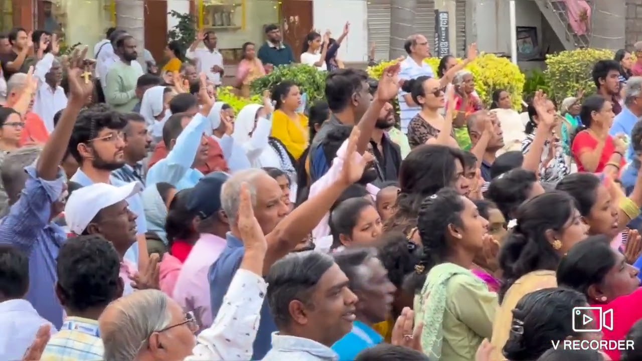 Solemn Procession to the Seminary Ground HOLY GHOST CHURCH Richard’s Town,Bangalore