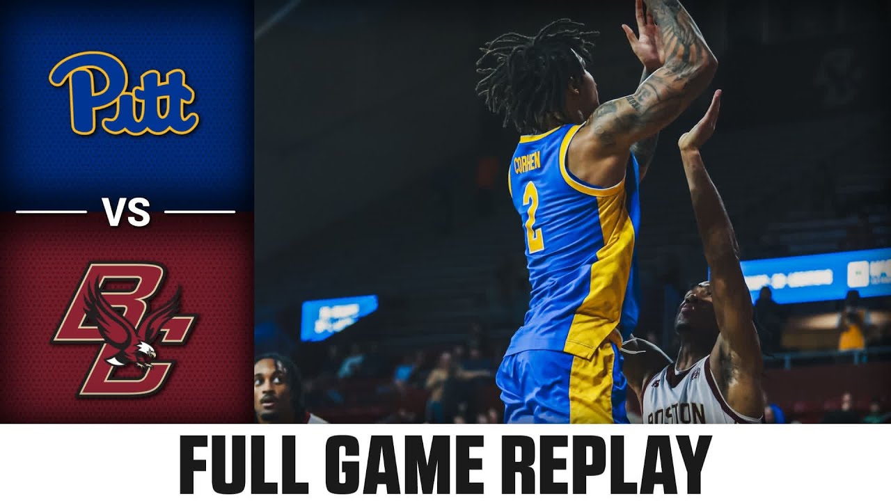 Pitt vs. Boston College Full Game Replay | 2025-26 ACC Men's Basketball